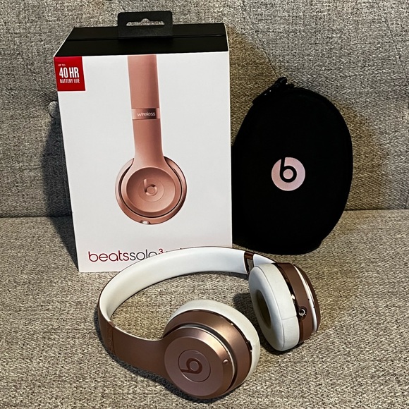 Beats by Dre Other - 💖sold💖Beats Solo 3 wireless Headphones in Rose Gold